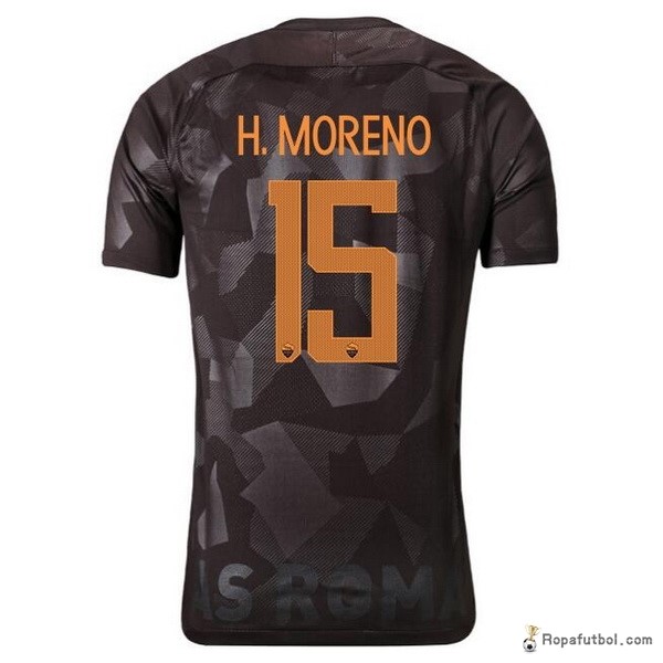 Camiseta As Roma H.Moreno Replica Tercera Ropa 2017/18